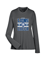 Bay Area Lions Cheer Stamp - Womens Performance Longsleeve