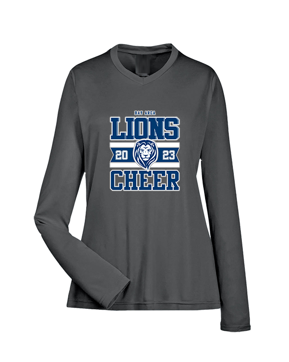 Bay Area Lions Cheer Stamp - Womens Performance Longsleeve
