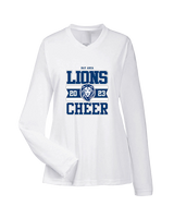 Bay Area Lions Cheer Stamp - Womens Performance Longsleeve