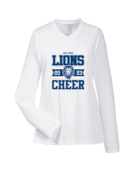 Bay Area Lions Cheer Stamp - Womens Performance Longsleeve