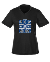 Bay Area Lions Cheer Stamp - Womens Performance Shirt