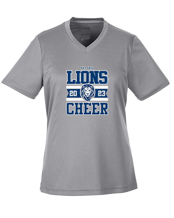 Bay Area Lions Cheer Stamp - Womens Performance Shirt