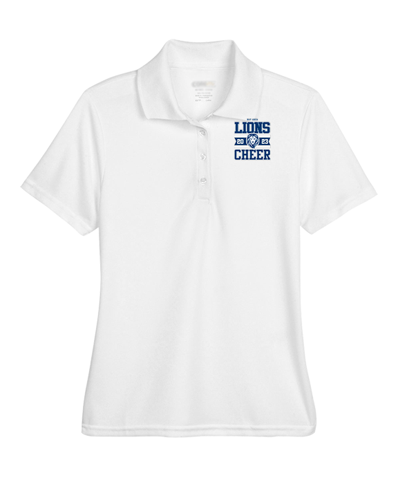 Bay Area Lions Cheer Stamp - Womens Polo
