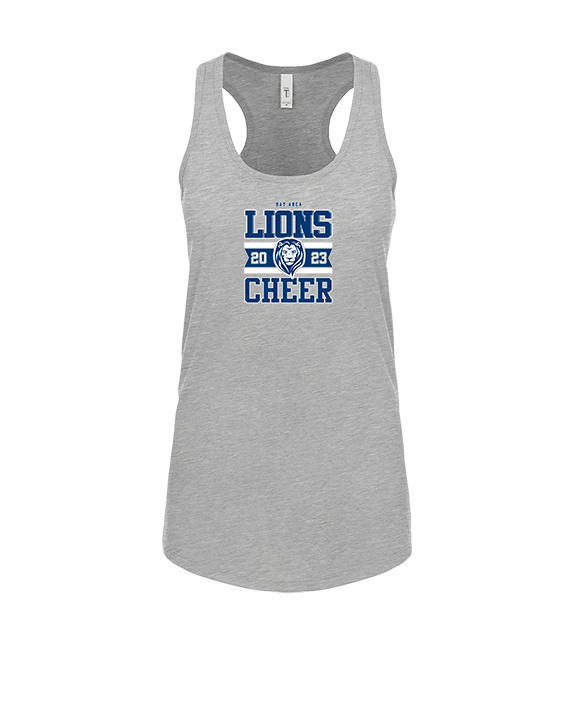 Bay Area Lions Cheer Stamp - Womens Tank Top