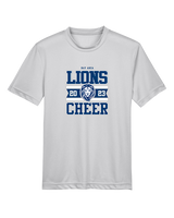 Bay Area Lions Cheer Stamp - Youth Performance Shirt