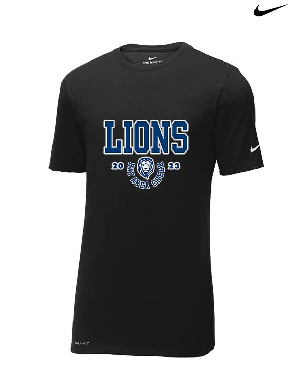 Bay Area Lions Cheer Swoop - Mens Nike Cotton Poly Tee