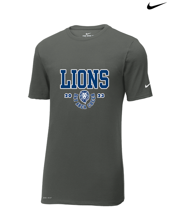 Bay Area Lions Cheer Swoop - Mens Nike Cotton Poly Tee
