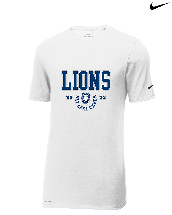 Bay Area Lions Cheer Swoop - Mens Nike Cotton Poly Tee
