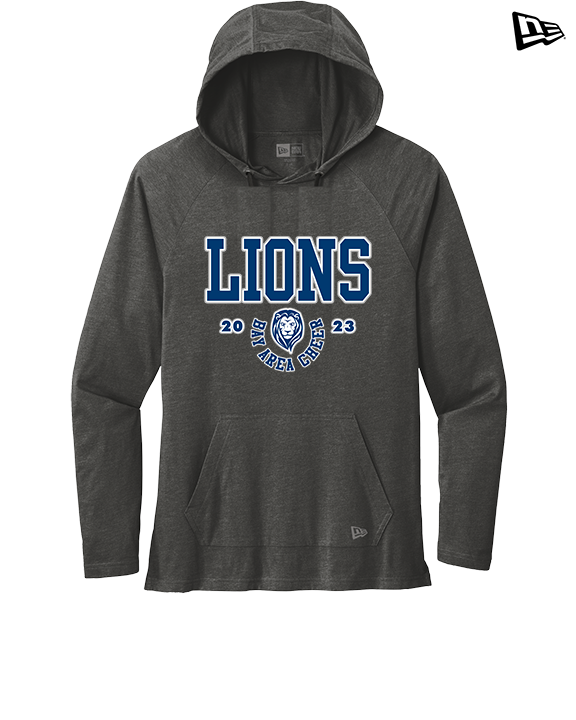 Bay Area Lions Cheer Swoop - New Era Tri-Blend Hoodie