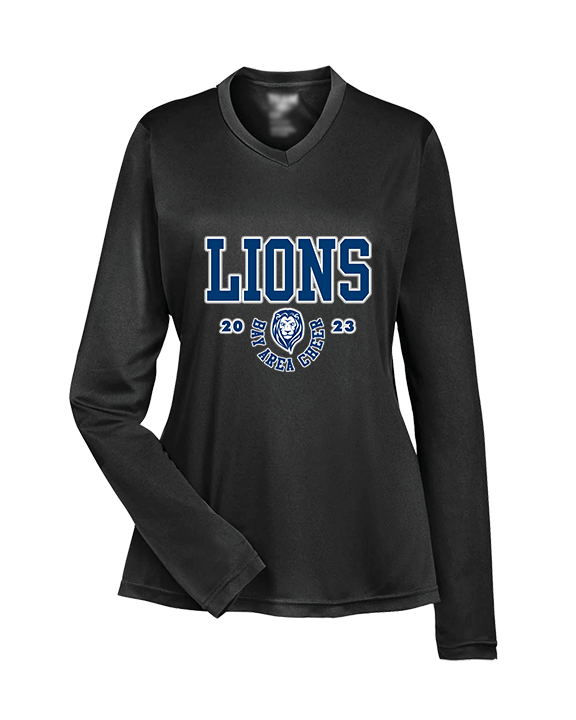Bay Area Lions Cheer Swoop - Womens Performance Longsleeve