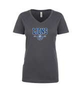 Bay Area Lions Cheer Swoop - Womens Vneck