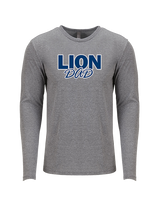 Bay Area Lions Football Dad - Tri-Blend Long Sleeve