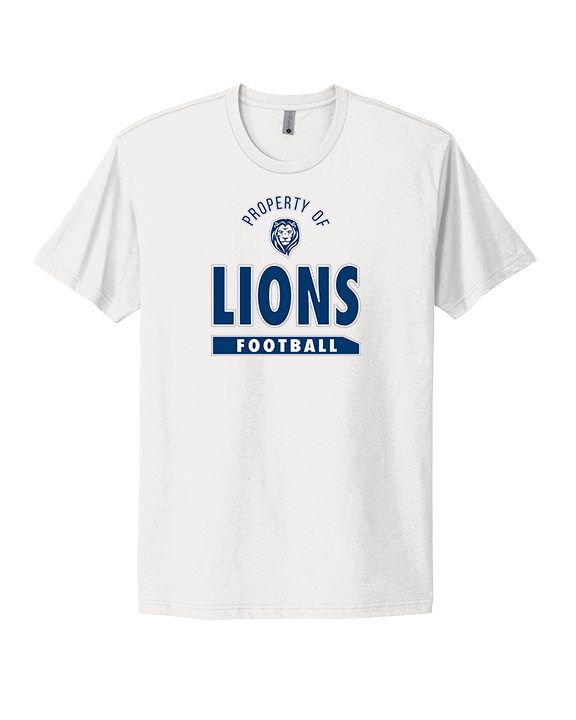 Bay Area Lions Football Property - Mens Select Cotton T-Shirt