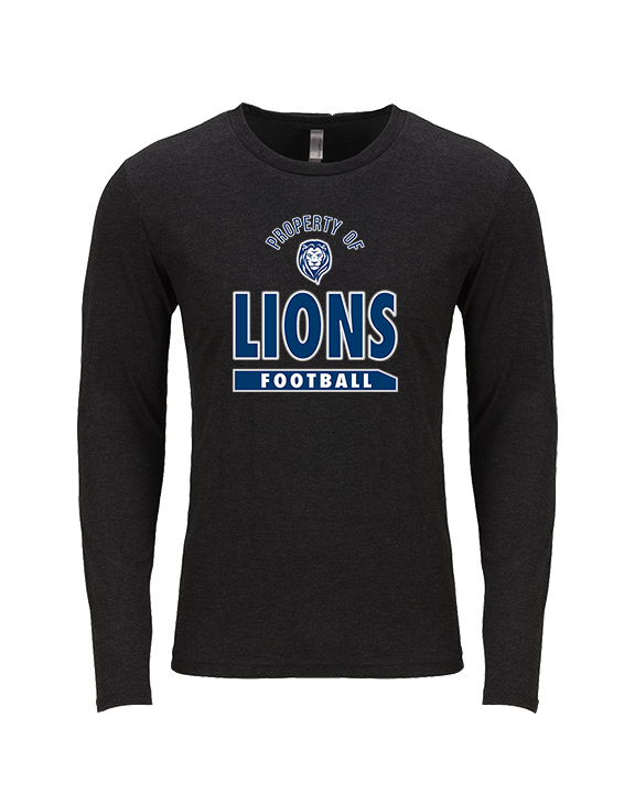 Bay Area Lions Football Property - Tri-Blend Long Sleeve