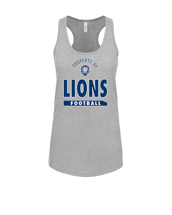Bay Area Lions Football Property - Womens Tank Top