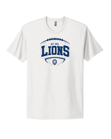 Bay Area Lions Football Toss - Mens Select Cotton T-Shirt