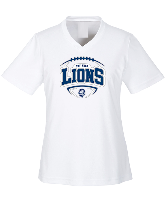 Bay Area Lions Football Toss - Womens Performance Shirt