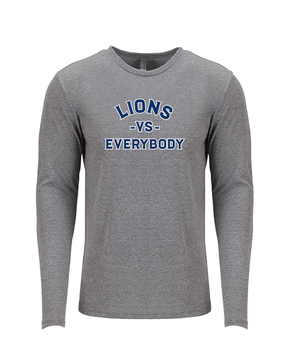 Bay Area Lions Football VS Everybody - Tri-Blend Long Sleeve