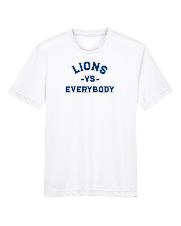 Bay Area Lions Football VS Everybody - Youth Performance Shirt