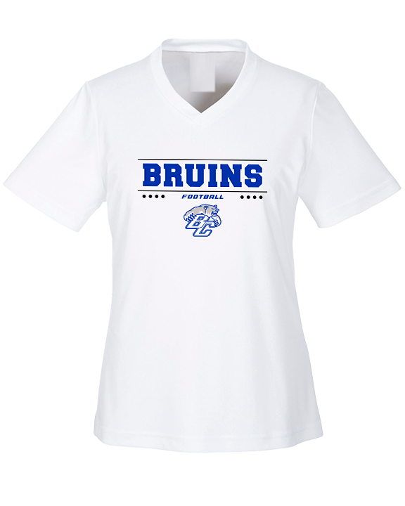 Bear Creek HS Football Border - Womens Performance Shirt