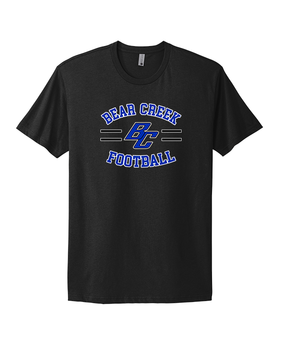 Bear Creek HS Football Curve - Mens Select Cotton T-Shirt