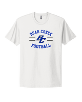 Bear Creek HS Football Curve - Mens Select Cotton T-Shirt