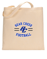 Bear Creek HS Football Curve - Tote