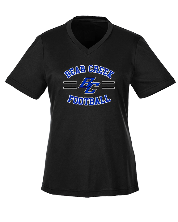 Bear Creek HS Football Curve - Womens Performance Shirt