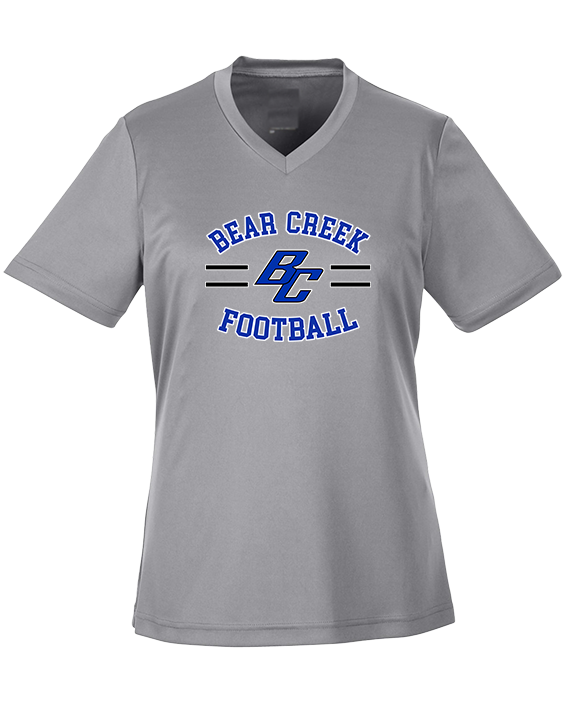 Bear Creek HS Football Curve - Womens Performance Shirt