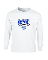 Bear Creek HS Football School Football - Cotton Longsleeve