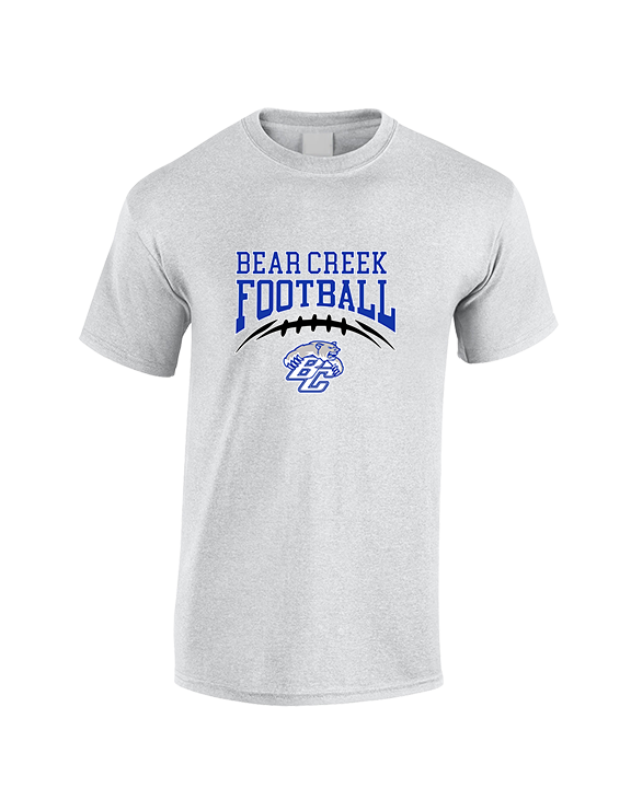Bear Creek HS Football School Football - Cotton T-Shirt