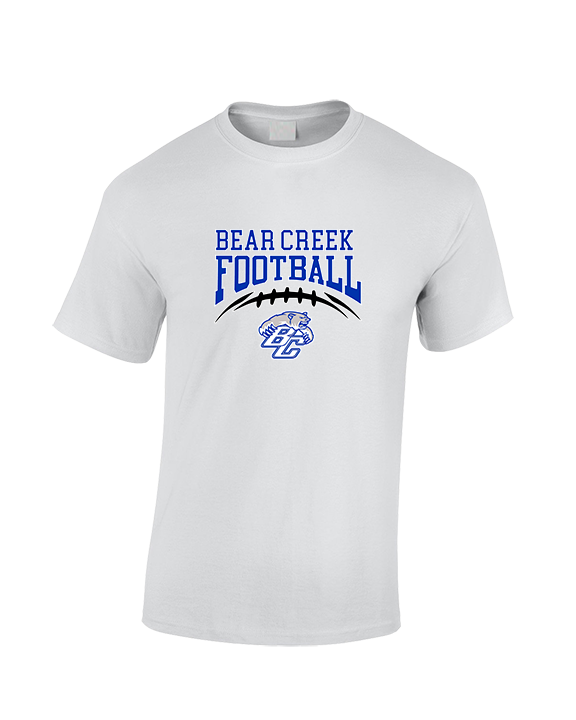Bear Creek HS Football School Football - Cotton T-Shirt