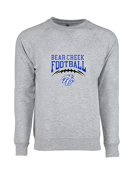 Bear Creek HS Football School Football - Crewneck Sweatshirt
