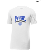 Bear Creek HS Football School Football - Mens Nike Cotton Poly Tee