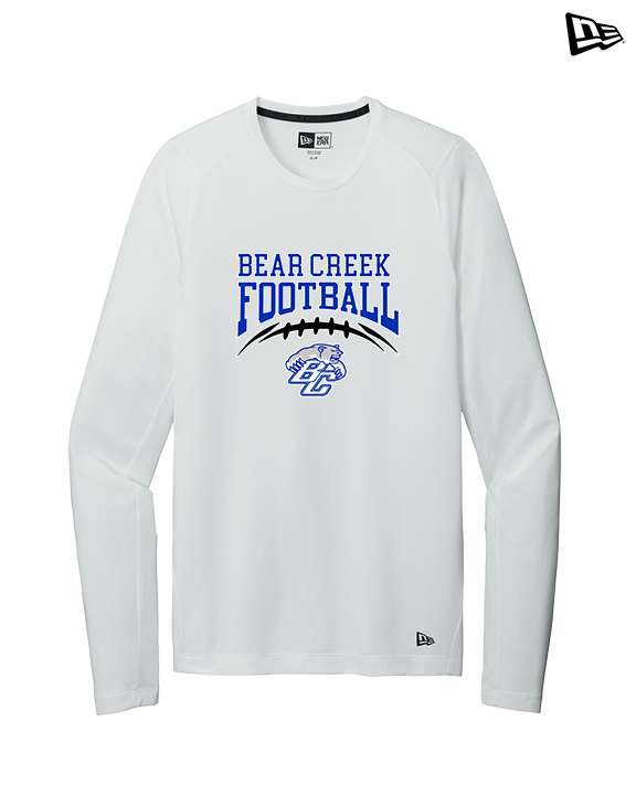 Bear Creek HS Football School Football - New Era Performance Long Sleeve