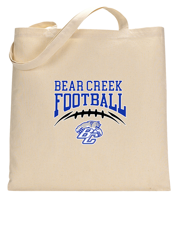 Bear Creek HS Football School Football - Tote