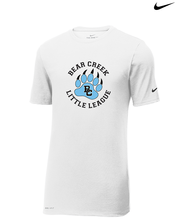 Bear Creek Logo - Mens Nike Cotton Poly Tee