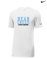 Bear Creek Mascot - Mens Nike Cotton Poly Tee