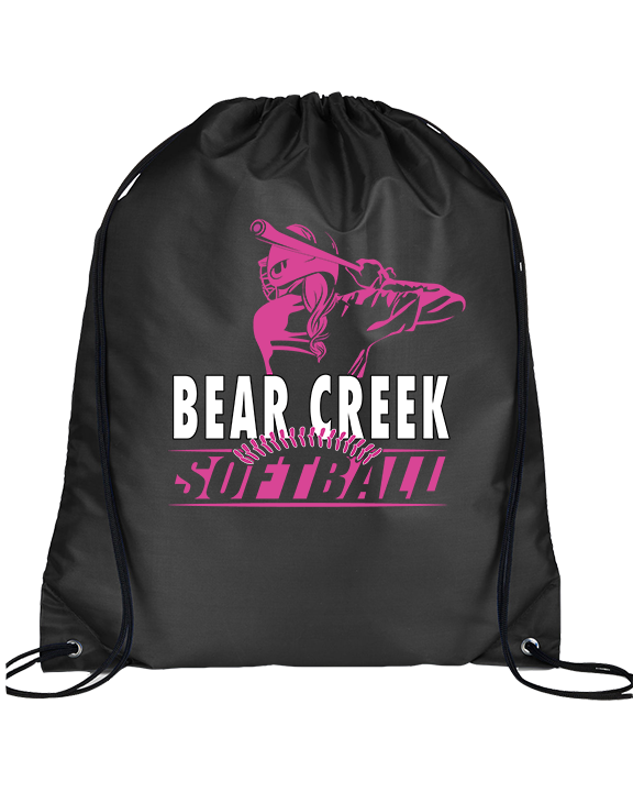 Bear Creek Softball Hitter - Drawstring Bag
