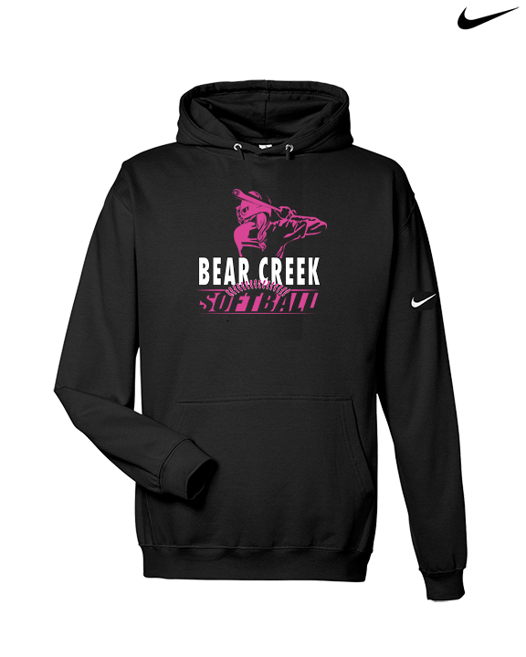 Bear Creek Softball Hitter - Nike Club Fleece Hoodie