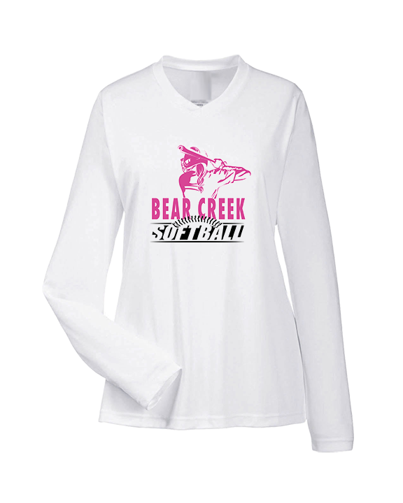 Bear Creek Softball Hitter - Womens Performance Longsleeve