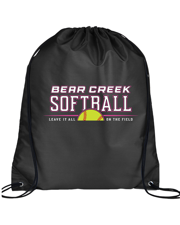 Bear Creek Softball Leave It - Drawstring Bag