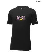 Bear Creek Softball Leave It - Mens Nike Cotton Poly Tee