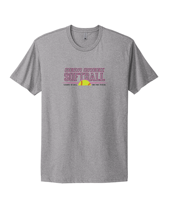 Bear Creek Softball Leave It - Mens Select Cotton T-Shirt
