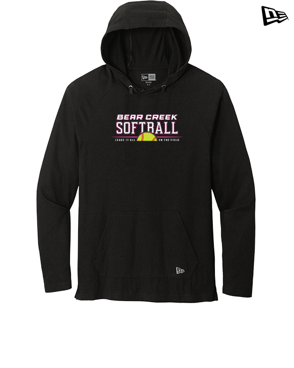Bear Creek Softball Leave It - New Era Tri-Blend Hoodie