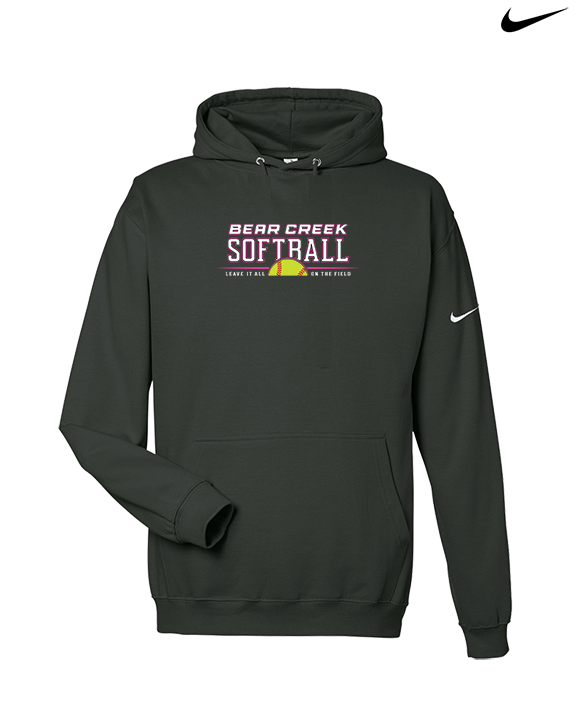 Bear Creek Softball Leave It - Nike Club Fleece Hoodie