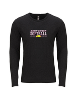 Bear Creek Softball Leave It - Tri-Blend Long Sleeve