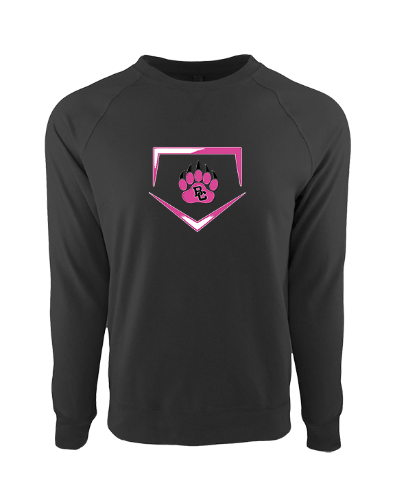 Bear Creek Softball Plate - Crewneck Sweatshirt