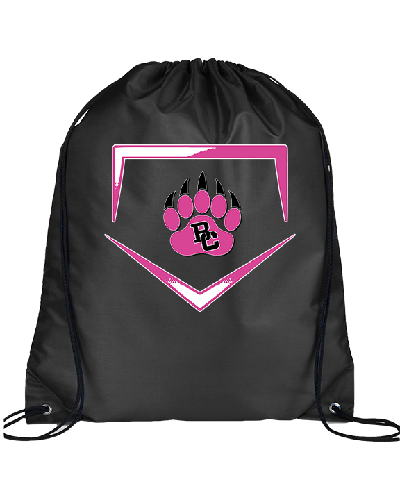 Bear Creek Softball Plate - Drawstring Bag