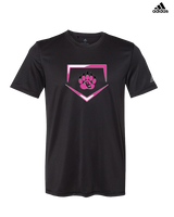Bear Creek Softball Plate - Mens Adidas Performance Shirt